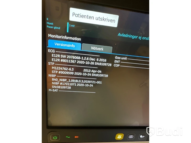 Anestesisystem - GE Carestation 650 A1