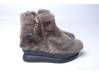 Skor med dragkedja - Gram 503g Pumpkin Shearling, strl 36, Nypris ca: 1200 kr