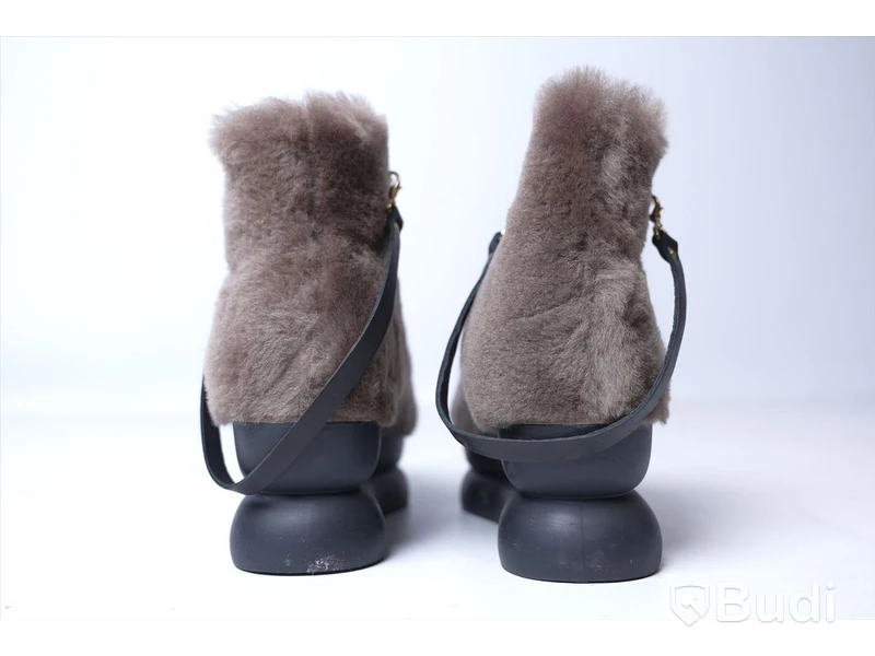 Skor med dragkedja - Gram 503g Pumpkin Shearling, strl 36, Nypris ca: 1200 kr
