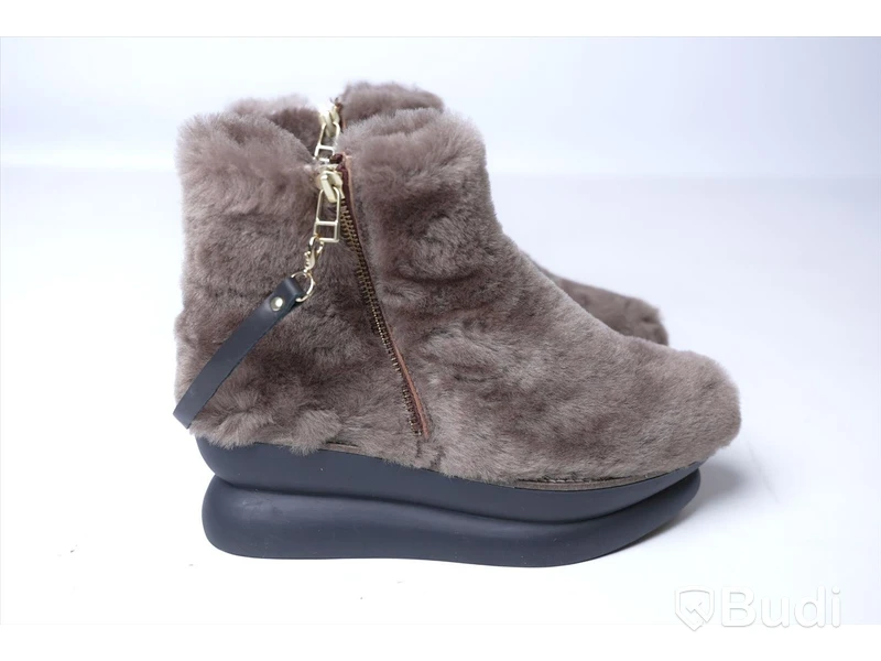 Skor med dragkedja - Gram 503g Pumpkin Shearling, strl 37, Nypris ca: 1200 kr