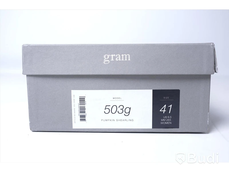 Skor med dragkedja - Gram 503g Pumpkin Shearling, strl 41, Nypris ca: 1200 kr