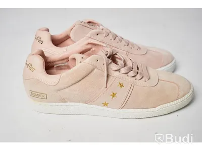 Sneaker i mocka - Pantofola d oro Barletta suede donne low, strl 39, Nypris 1299 kr