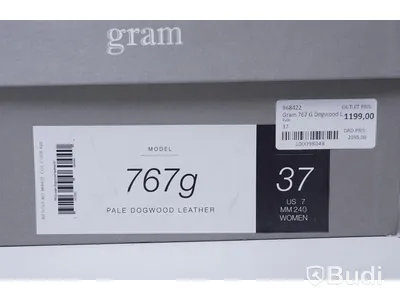 Skor i läder - Gram 767g Pale Dogwood Leather, strl 37, Nypris ca: 1199 kr