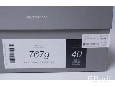 Skor i läder - Gram 767g Pale Dogwood Leather, strl 40, Nypris ca: 1199 kr