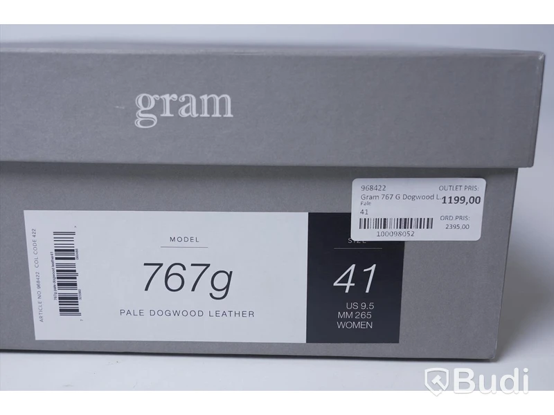 Skor i läder - Gram 767g Pale Dogwood Leather, strl 41, Nypris ca: 1199 kr