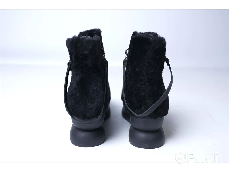 Skor med dragkedja - Gram 503g Black Shearling, strl 36, Nypris ca: 1200 kr