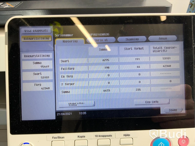 Multifunktionell skrivare Konica Minolta bizhub c308