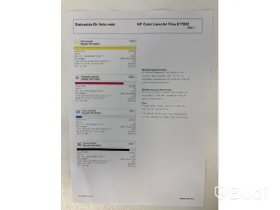 Skrivare/ kopiator/ skanner HP, Color LaserJet Flow E77822
