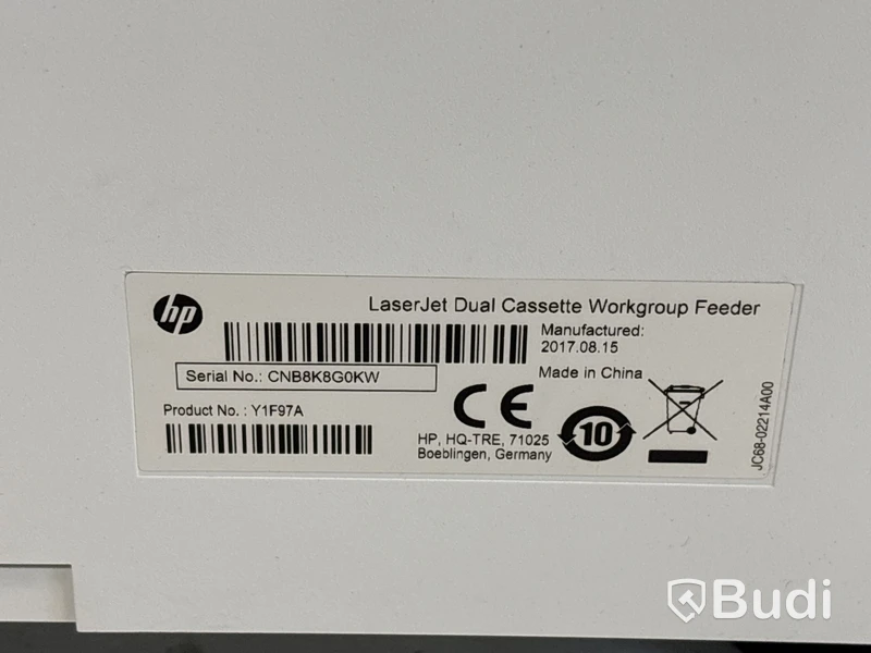Skrivare/ kopiator/ skanner HP, Color LaserJet Flow E77822 och 2 st. Toner HP, Magenta W9193MC och Cyan W9191MC