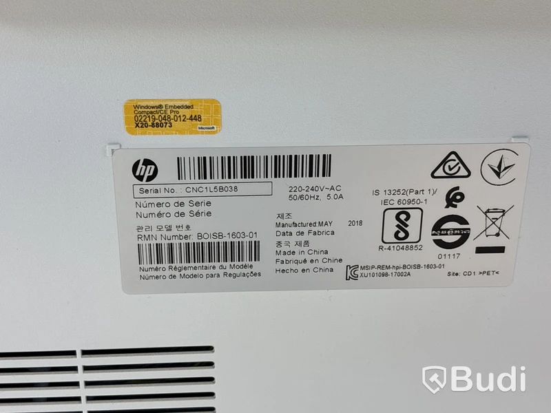 Skrivare/ kopiator/ skanner HP, Color LaserJet Flow E77822 och 2 st. Toner HP, Cyan W9041MC och Amarillo yellow W9042MC