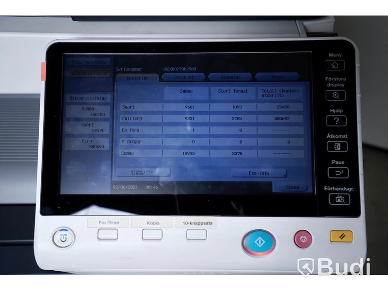 Multifunktionell skrivare Konica Minolta bizhub C754e