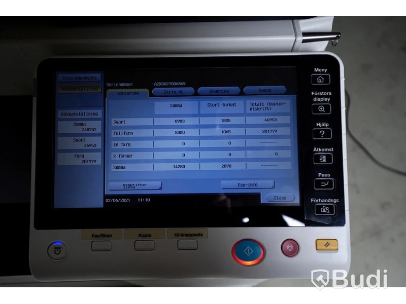 Multifunktionell skrivare Konica Minolta bizhub C754e