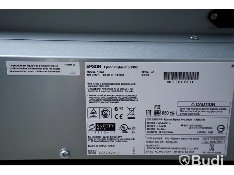 Skrivare, Epson Stylus Pro 9900, storformat