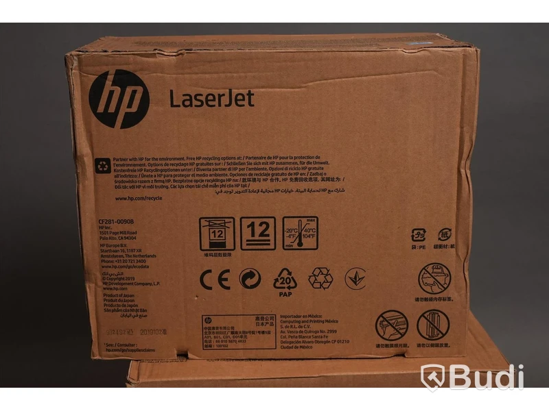 Toner - 2 st. HP, LaserJet CF281XH, svart. Ny, Obruten förpackning.