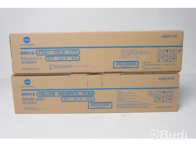 Toner - 3 st. Konica Minolta, 1 st TN321K Black, 2 st. DR512 Yellow, Magenta, Cyan.