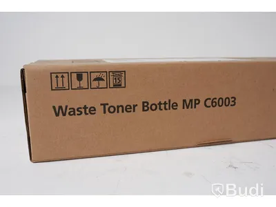 Toner 3 st. + uppsamlare för tonerspill - Ricoh, C6003: 1 st. Cyan, 2 st. Yellow och 1 st. Waste Toner Bottle.