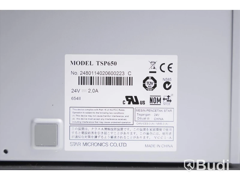 Kvittoskrivare - TSP650, Star. Ny, Obruten förpackning.