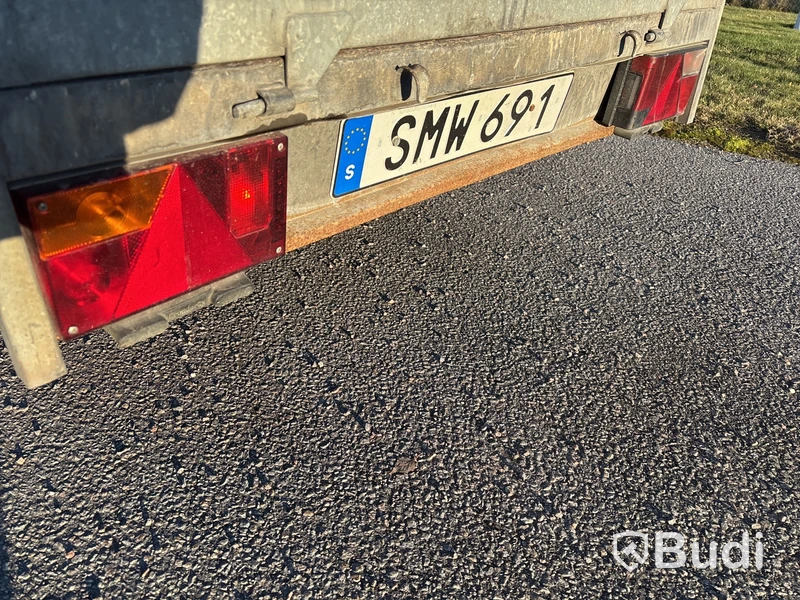 Släpvagn med gallergrindar Trailergruppen 750 kg, -2001