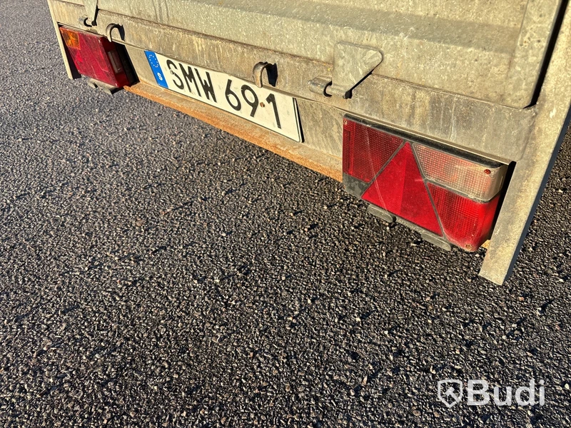 Släpvagn med gallergrindar Trailergruppen 750 kg, -2001