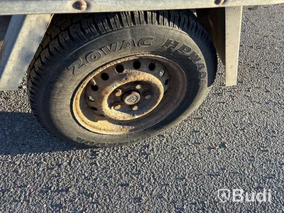 Släpvagn med gallergrindar Trailergruppen 750 kg, -2001