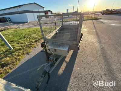 Släpvagn med gallergrindar Thule 750 kg, -2011