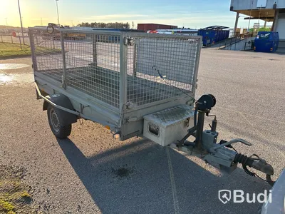 Släpvagn med gallergrindar Thule 750 kg, -2011