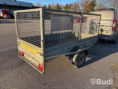 Släpvagn med gallergrindar Thule 750 kg, -2011