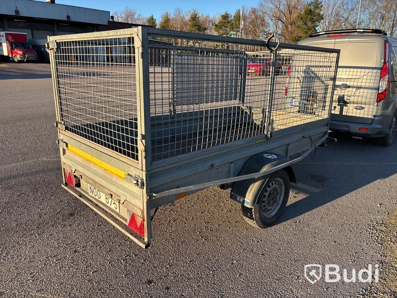 Släpvagn med gallergrindar Thule 750 kg, -2011