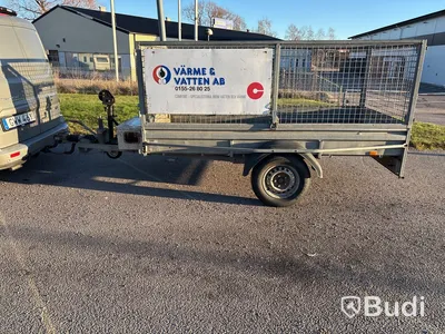Släpvagn med gallergrindar Thule 750 kg, -2011