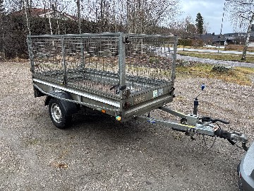 Släpvagn med grindar Brenderup, 750 kg, -2014