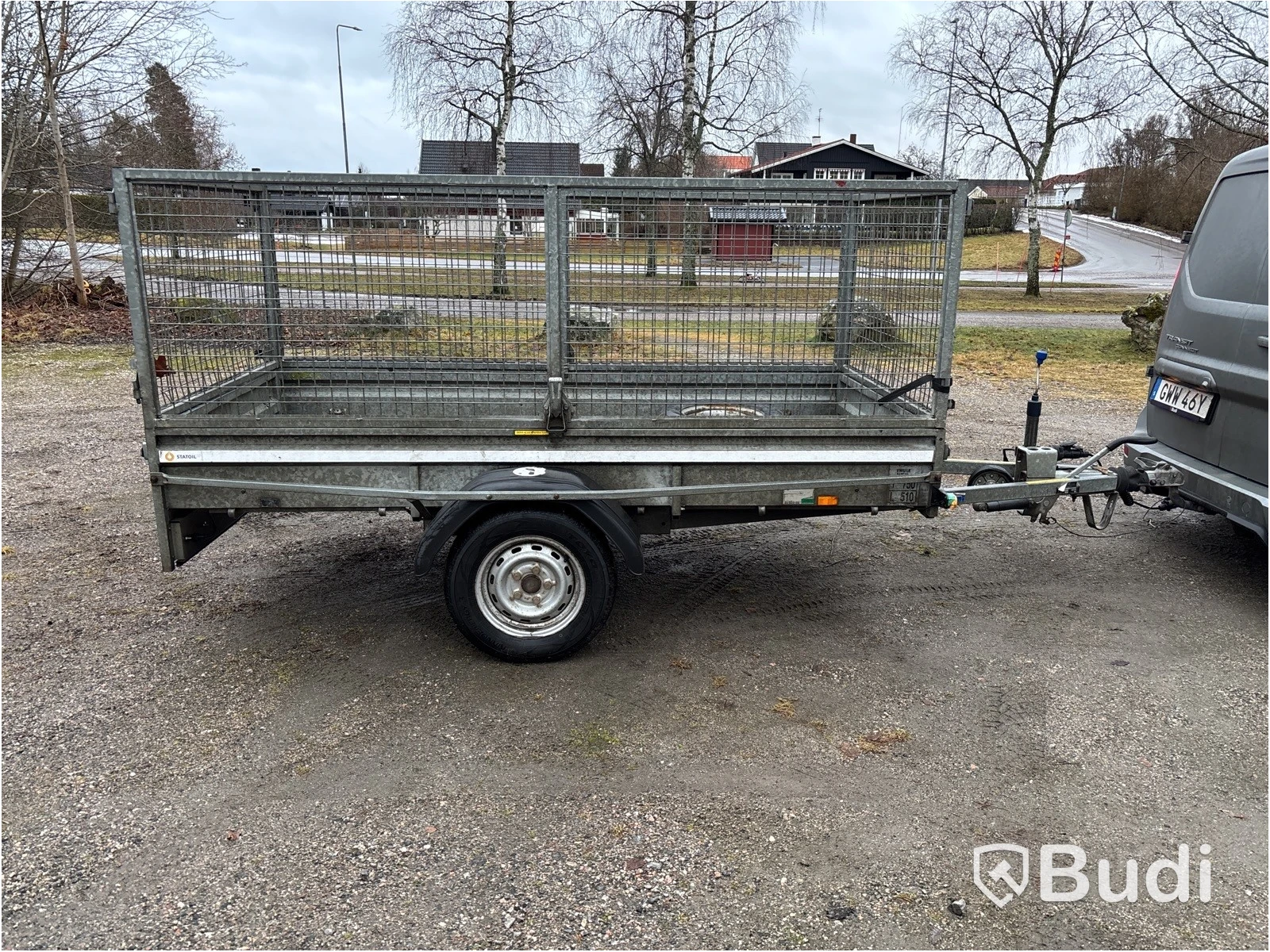 Släpvagn med grindar Brenderup, 750 kg, -2014