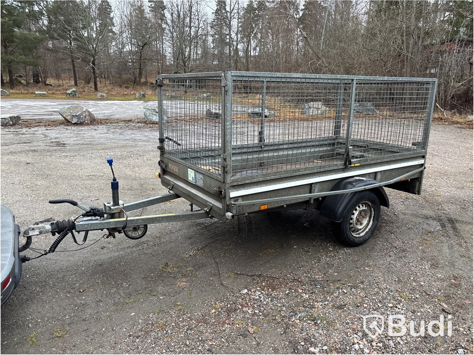 Släpvagn med grindar Brenderup, 750 kg, -2014