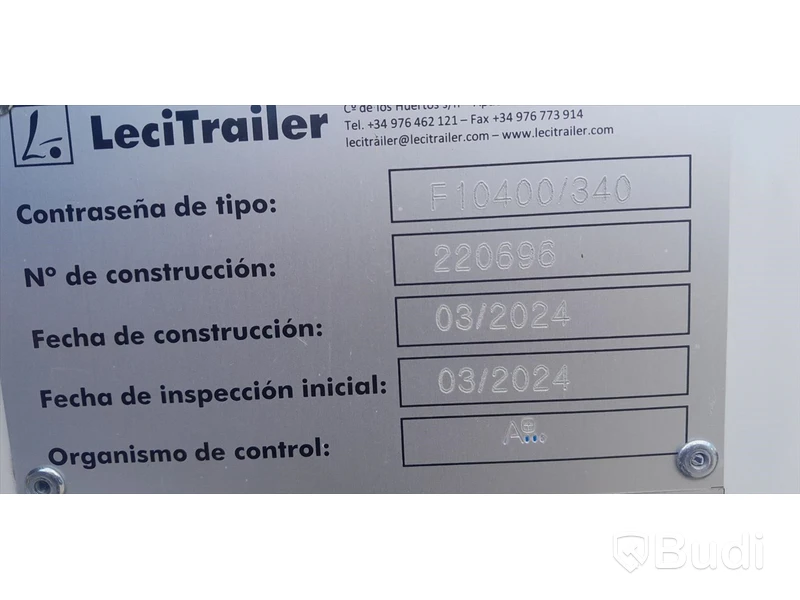Lastbilssläp med Kylaggregat (NY) | LECITRAILER - 2024