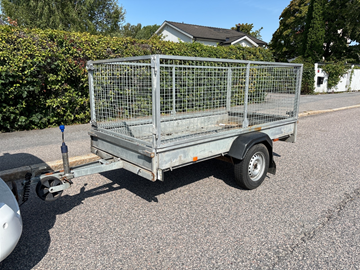 Släpvagn med grindar Caravan 1250 XL -2002