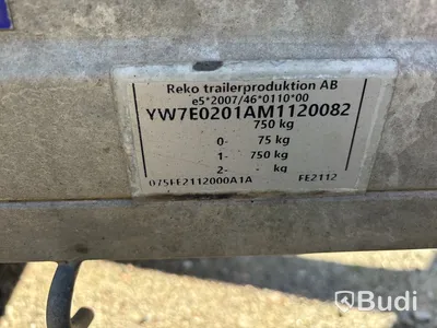 Släpvagn med gallergrindar, Reko Trailer 750 kg -2021