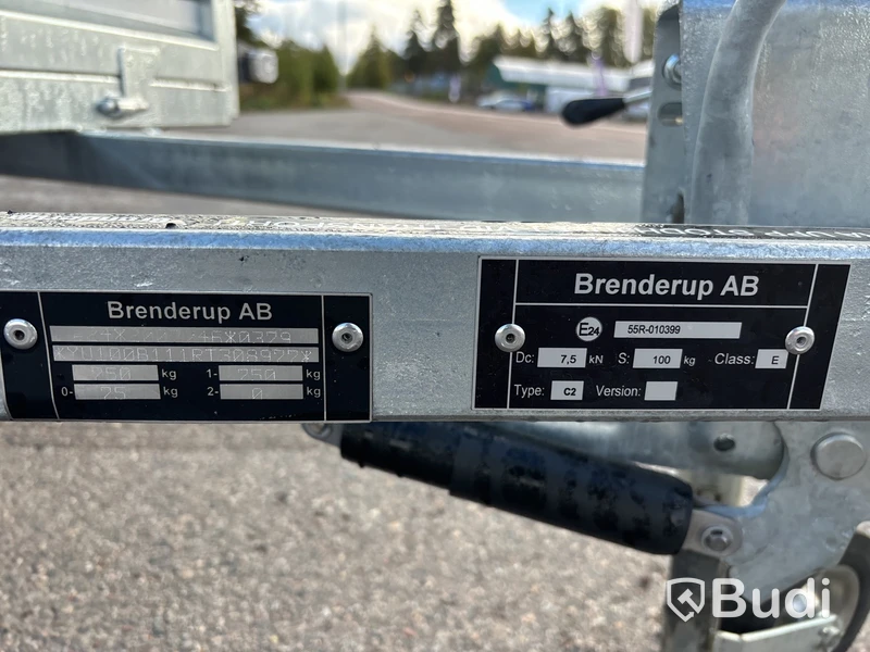 Bromsad grindvagn Brenderup L0751 - 2024