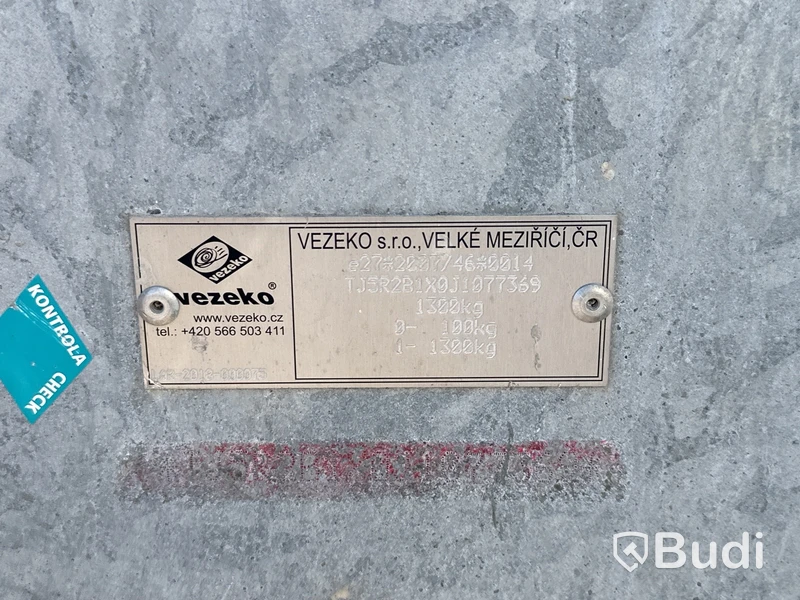 Personalvagn Vezeko 1300 kg, -2019