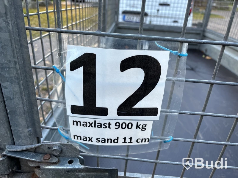 Släp med grindar Brenderup 750 kg -2012