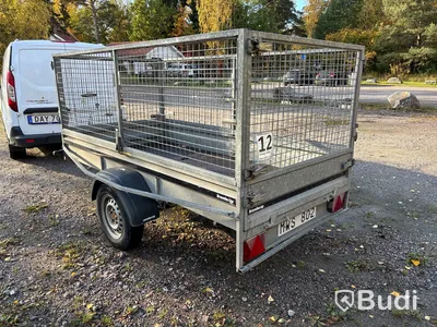 Släp med grindar Brenderup 750 kg -2012
