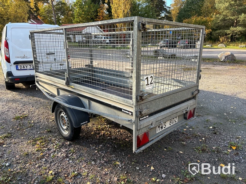 Släp med grindar Brenderup 750 kg -2012