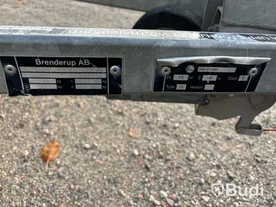 Släpvagn med grindar, Brenderup 750 kg, -2019