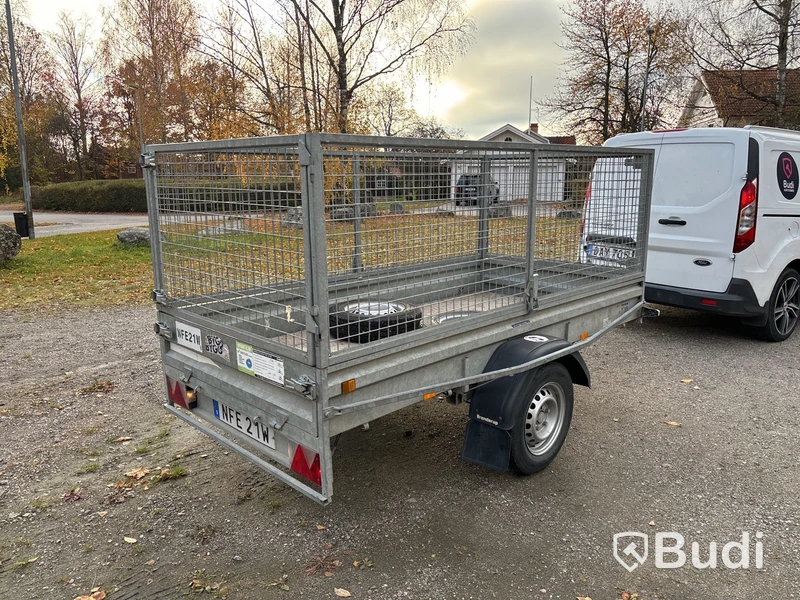 Släpvagn med grindar, Brenderup 750 kg, -2019