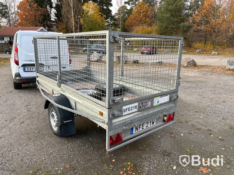 Släpvagn med grindar, Brenderup 750 kg, -2019