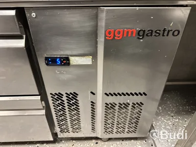Kylbänk rostfri  GGM Gastro 2 dörrar 4 lådor