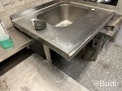 Bänk med ho rostfri  B76 D 70H 87 cm