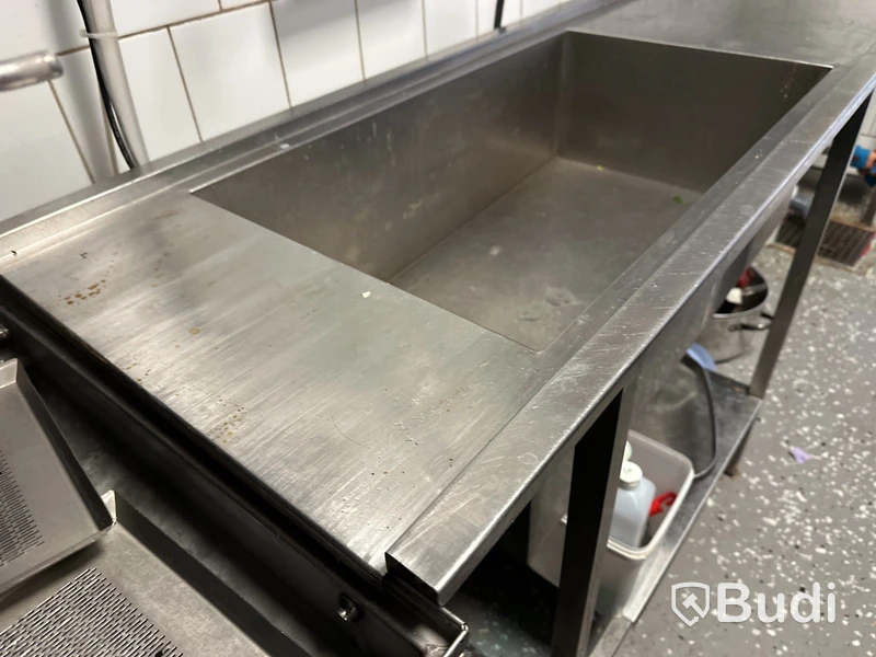 Diskbänk rostfri med ho inlastning diskmaskin