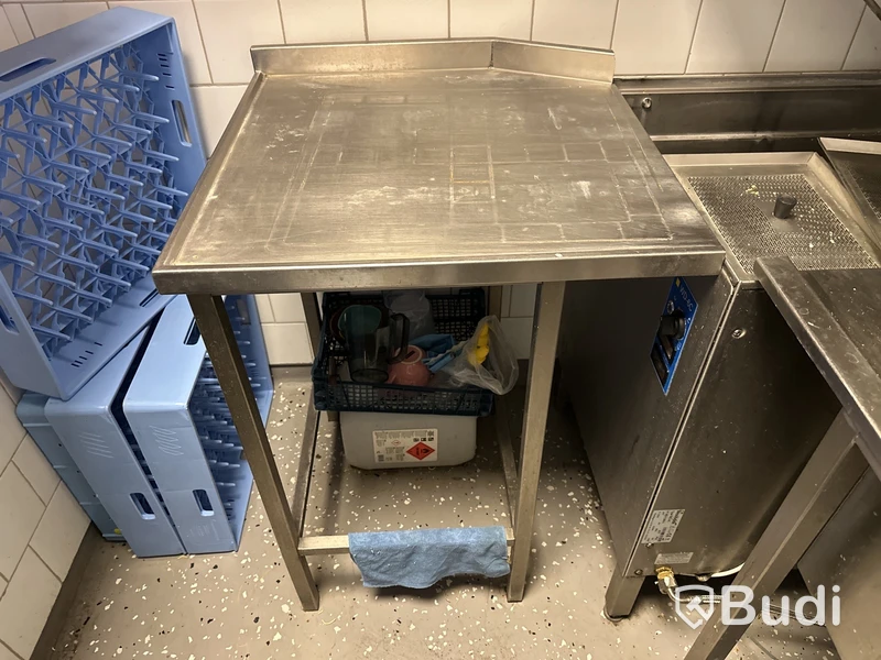 Utlastning bänk diskmaskin