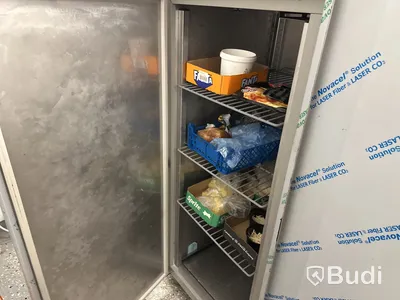 Frysskåp rostfritt dubbeldörr mec cold inköpt 2023  B 144