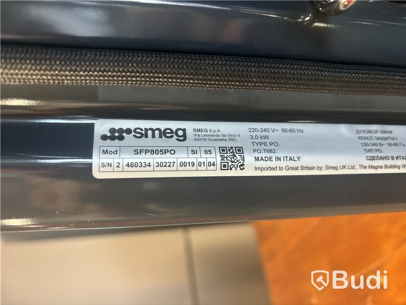 Inbyggnadsugn SMEG SFP805PO