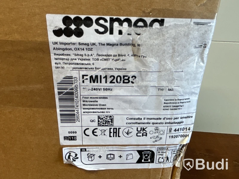Microvågsugn SMEG FMI120B3